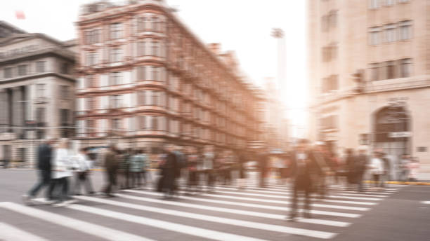 istock Fuzzy buildings and streets 1250165101