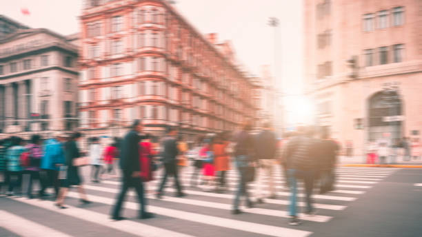 istock Fuzzy buildings and streets 1250165102
