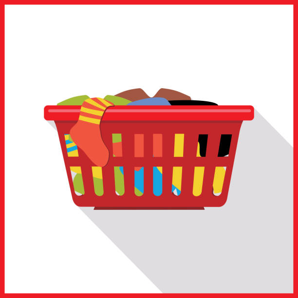 Free Laundry Basket Clipart