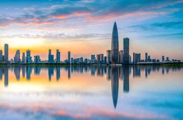 istock Shenzhen Urban Construction skyline 1250169399