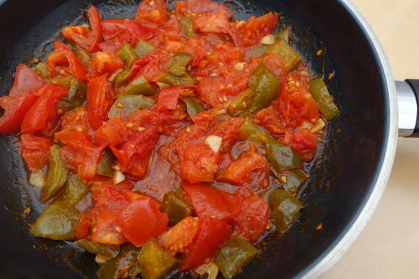 istock Egg-free chakchouka Vegan cuisine 1250169409