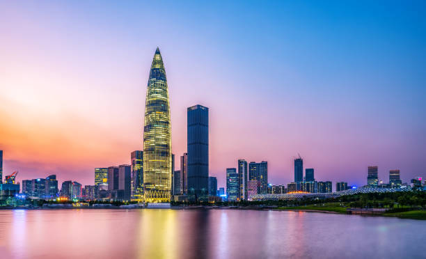 istock Shenzhen Urban Construction skyline 1250170387