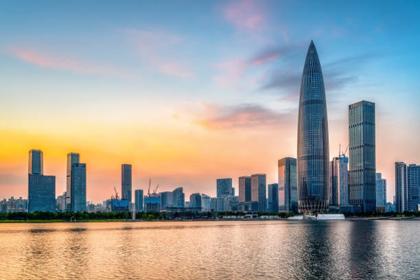 istock Shenzhen Urban Construction skyline 1250170539