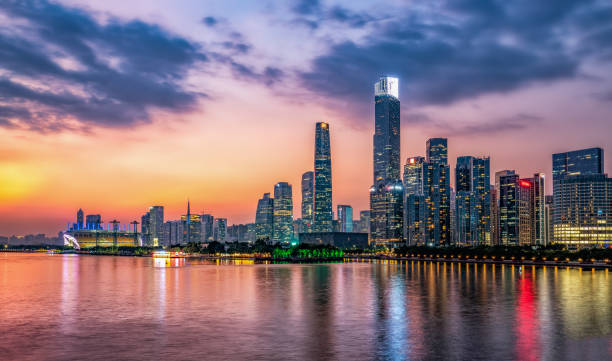 istock Guangzhou urban landscape skyline 1250171589