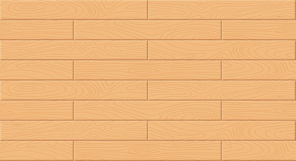 Wood Textured Seamless Pattern Hand Drawn Yellow Wooden Boards Brown  Natural Color Repeat Texture Vector Illustration Template For Design Flat  Interiours Print Paper Decor Photo Background Stock Illustration - Download  Image Now -