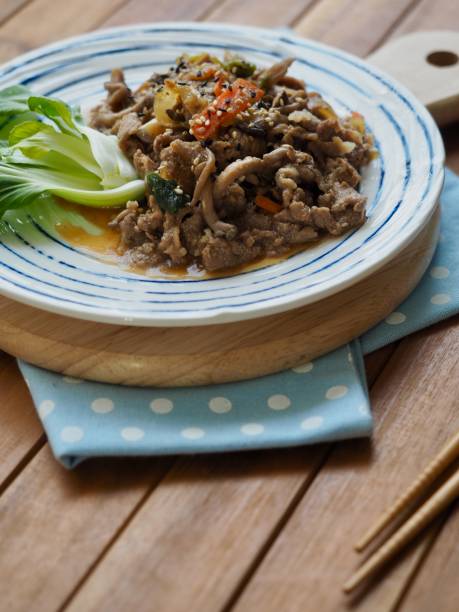 istock Korean traditional food Pork bulgogi 1250176165