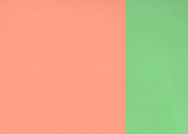 istock Texture green and orange paper for background. 1250176921