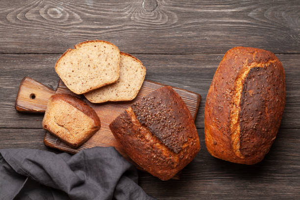 istock Homemade organic bread with seeds 1250178487