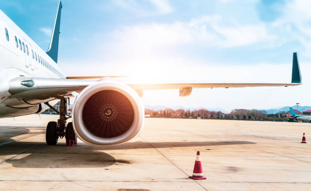 istock Airport Apron airliner 1250179586