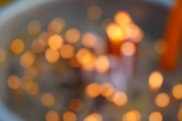 istock Defocused city night filtered bokeh abstract background. 1250180260