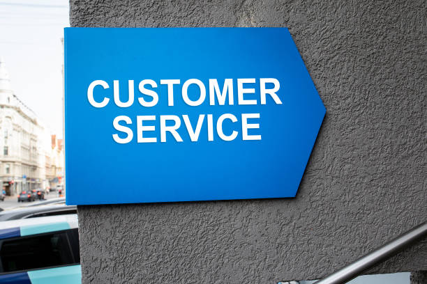 istock CUSTOMER SERVICE concept. Information and direction. Public place 1250185152
