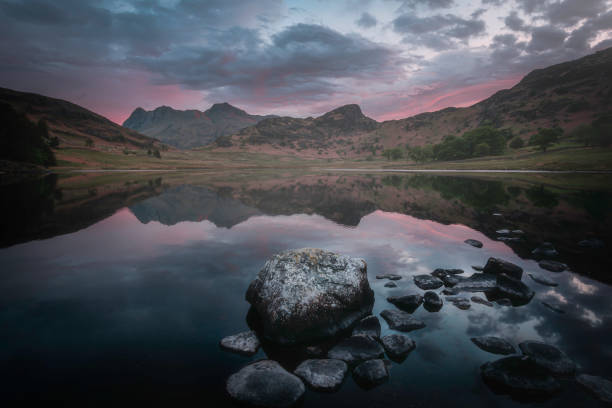 istock Blea tarn and Langdale pikes catching the first morning light. 1250190390