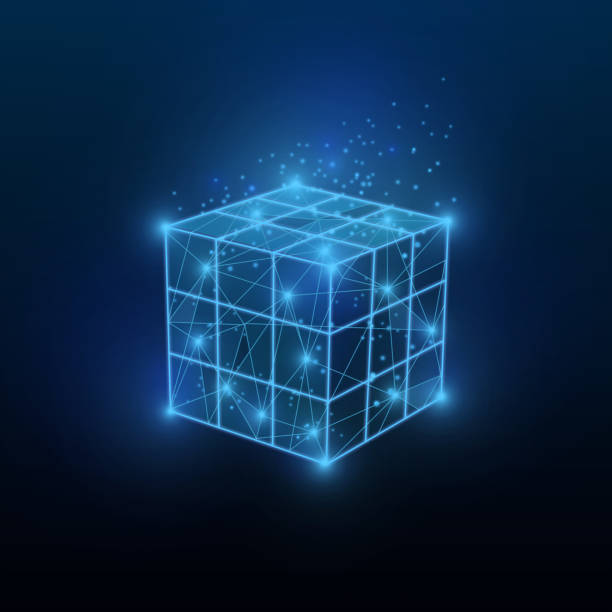 Ilustración de Inteligencia E Innovaciones Tecnológicas Cubo Rubik Poligonal Brillante Sobre Fondo Azul Oscuro Ilustración y más Vectores Libres de Derechos de Cubo de Rubik - iStock Ilustración de Inteligencia E Innovaciones Tecnológicas Cubo Rubik Poligonal Brillante Sobre Fondo Azul Oscuro Ilustración y más Vectores Libres de Derechos de Cubo de Rubik - iStock