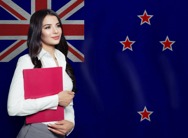 istock Young woman with red book. Learn or business concept 1250203663