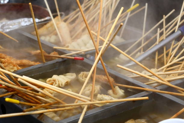 istock fish cakes, odens, street food, 1250205576