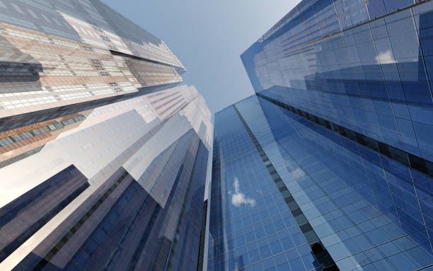 istock Skyscrapers against the sky with clouds 1250206509