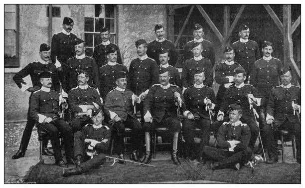 istock Antique photograph of British Navy and Army: South Lancashire 1250208513