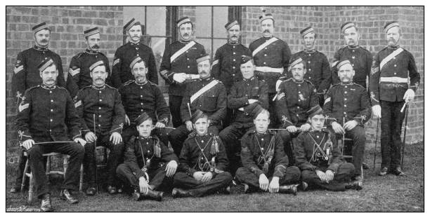 istock Antique photograph of British Navy and Army: Scottish Artillery 1250210185