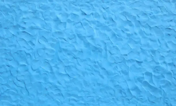 Photo of Blue plasticine texture background.