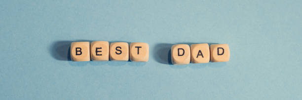 istock A sign best dad from wooden blocks. 1250210990