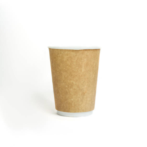 istock Zero waste coffee glass on the white background. 1250212119