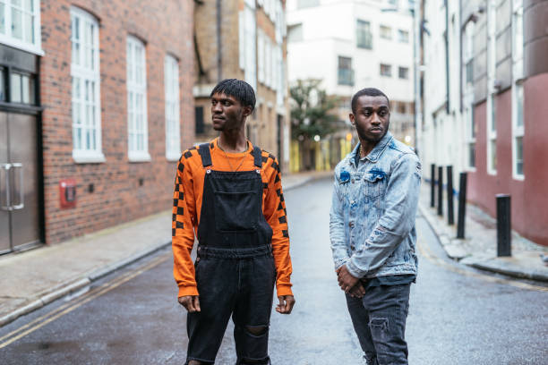 istock Young black man in London with dreadlocks 1250219015