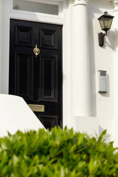 istock British House Door, UK 1250222525