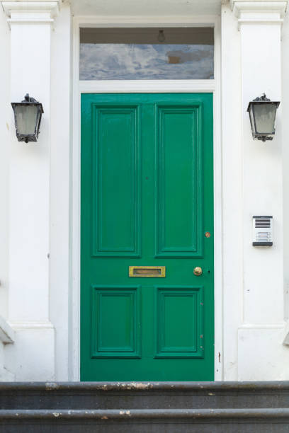 istock British House Door, UK 1250222596