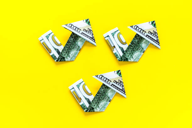 istock Arrow of dollar chart - currency trading concept 1250225997
