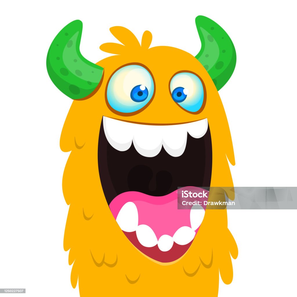 Biểu Cảm Khuôn Mặt Quái Vật Hoạt Hình Hài Hước Sinh Vật Quái Vật ...