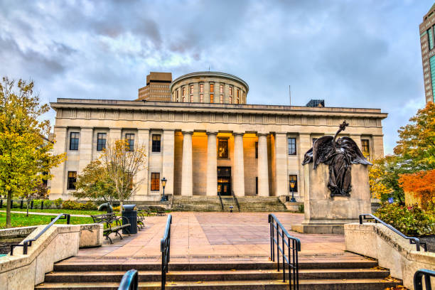 istock Ohio Statehouse in Columbus, USA 1250230905