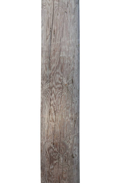 istock old wooden post isolated on white 1250230920