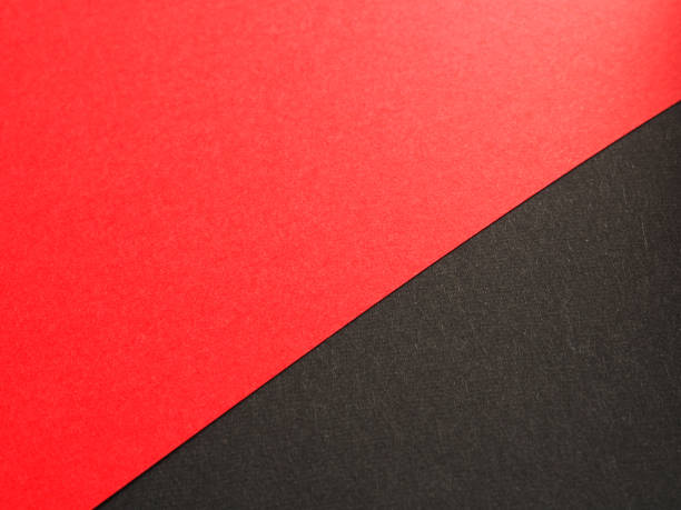 istock Empty red and black colored paper background texture, Two tones, Concept for image, text, design. 1250233354