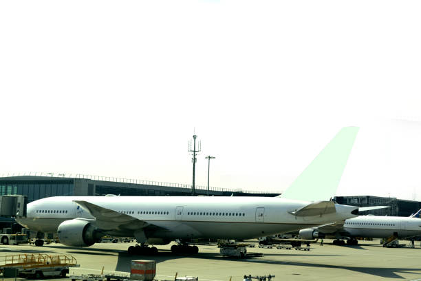 istock Airplane in airport 1250233572