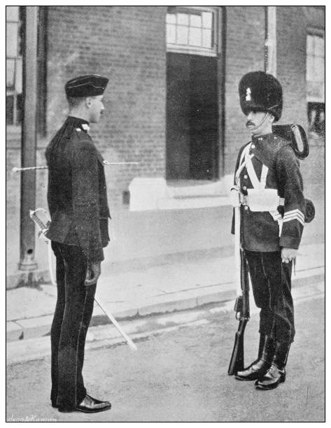 istock Antique photograph of British Navy and Army 1250238980