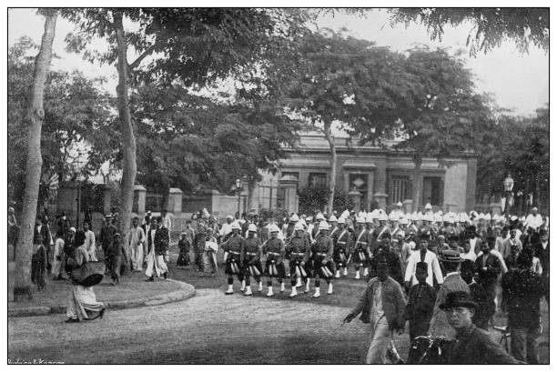 istock Antique photograph of British Navy and Army: In Sudan 1250240044