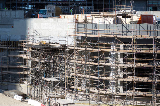 istock Dubai construction. New house by the sea. 1250240606
