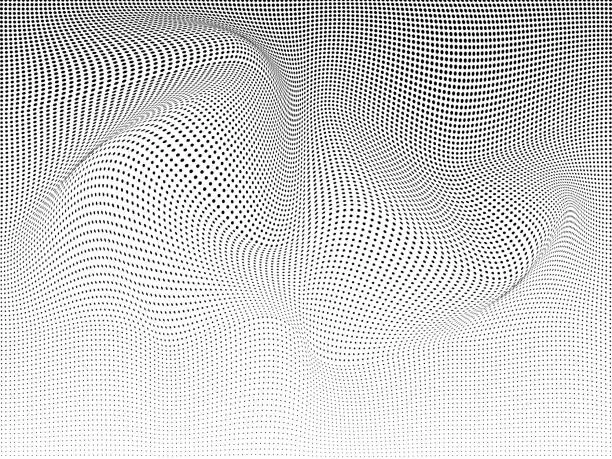 Vector illustration of Halftone pattern. Halftone background. Halftone texture