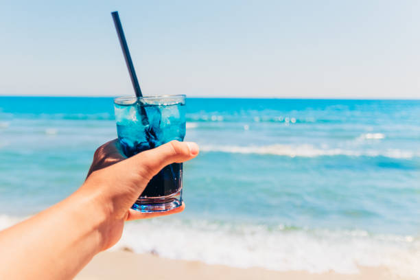 istock blue cocktail at the beach 1250244282