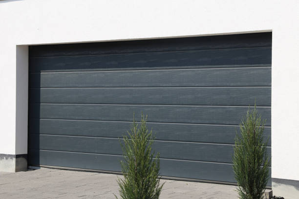 istock Modern new garage door (sectional door) 1250249324