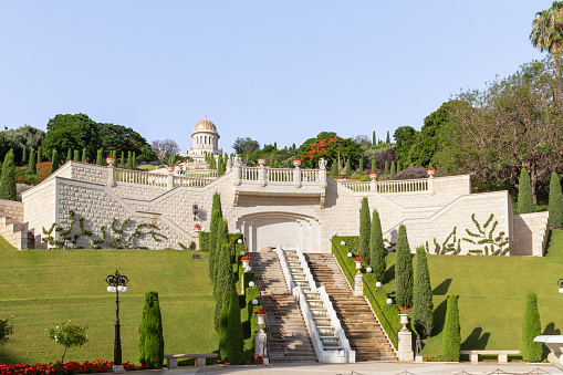 The outdoor of Dolmabahce palace in Istanbul, Turkey, October 2023