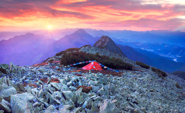 istock Tent from Tibet in the mountains 1250252083