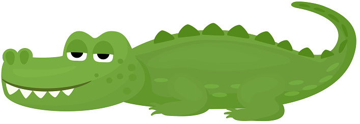 Ilustración de Cocodrilo Vector De Dibujos Animados Crocodiliano Carácter  De Aliigato Verde y más Vectores Libres de Derechos de Aligátor - iStock
