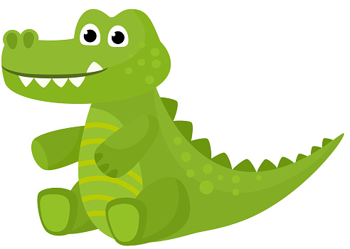 Ilustración de Cocodrilo Vector De Dibujos Animados Crocodiliano Carácter  De Aliigato Verde y más Vectores Libres de Derechos de Aligátor - iStock