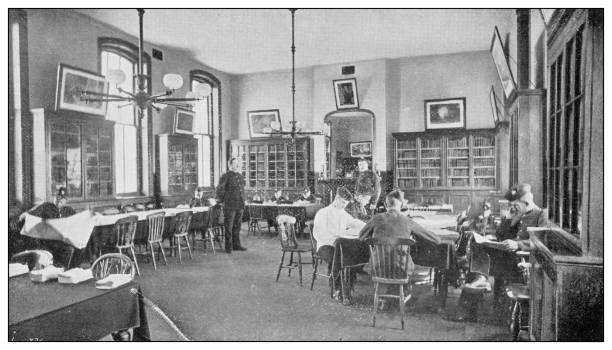 istock Antique photograph of British Navy and Army: Library 1250255289