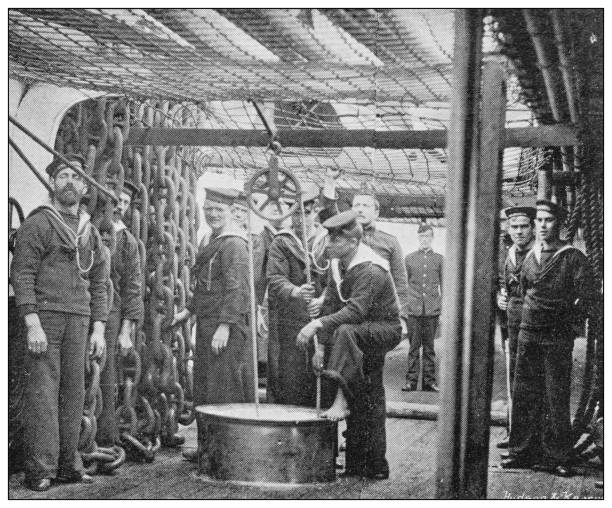 istock Antique photograph of British Navy and Army 1250255689