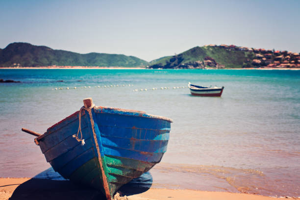 2 boats in Buzios, Brazil in Armação dos Búzios, RJ, Brazil