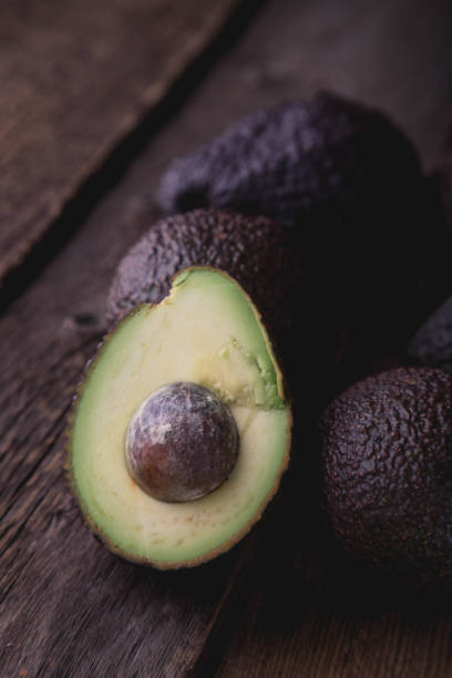 istock Hass avocado in a basket on a wooden table 1250264821