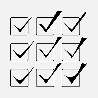 Perfect Check Box A Set Of Check Boxes Stock Illustration - Download Image Now ...