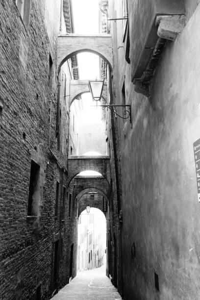 istock Siena's black and white lane 1250270721